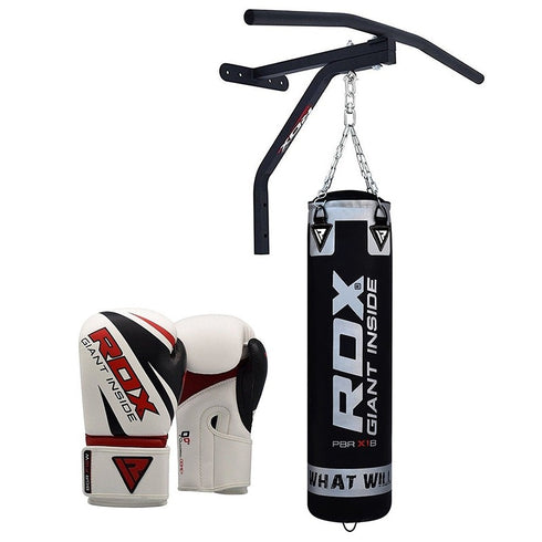 RDX PUNCH BAG & GLOVES SET/Blk-1